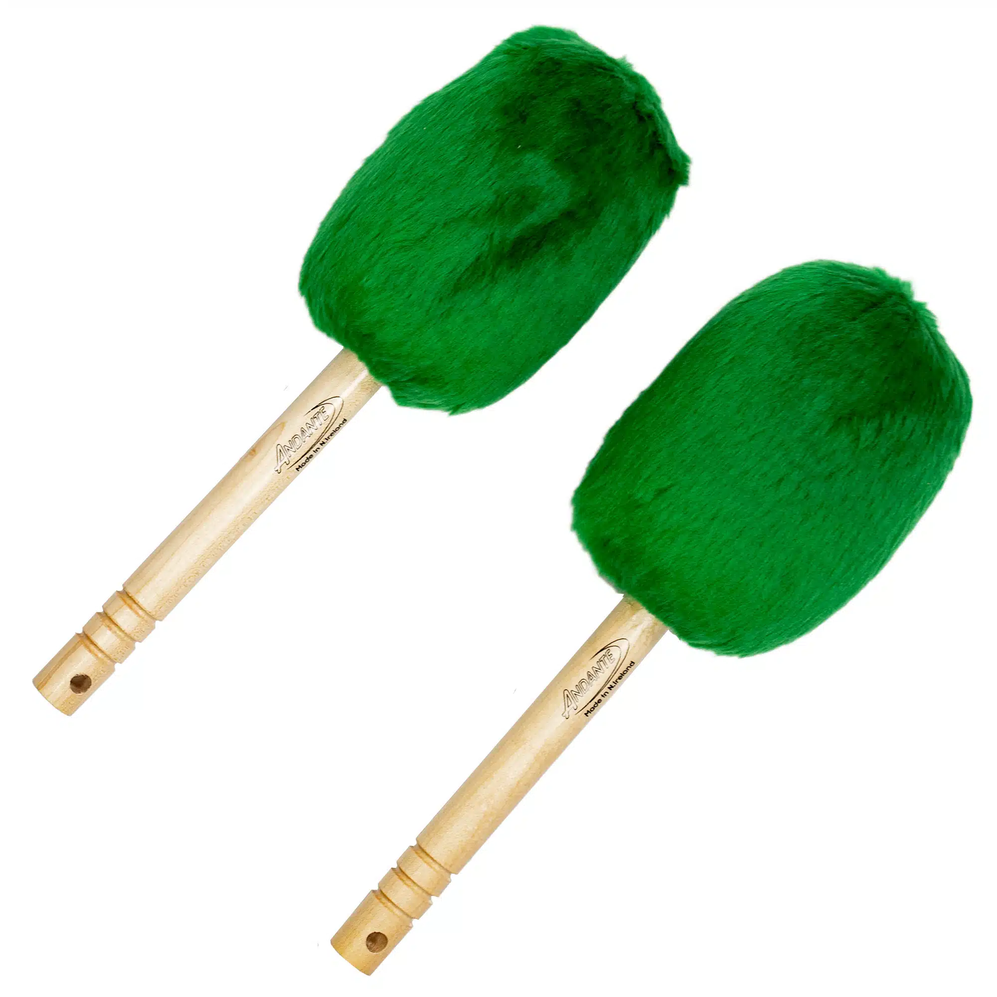 Andante Bass Beaters - Green - Henderson Imports